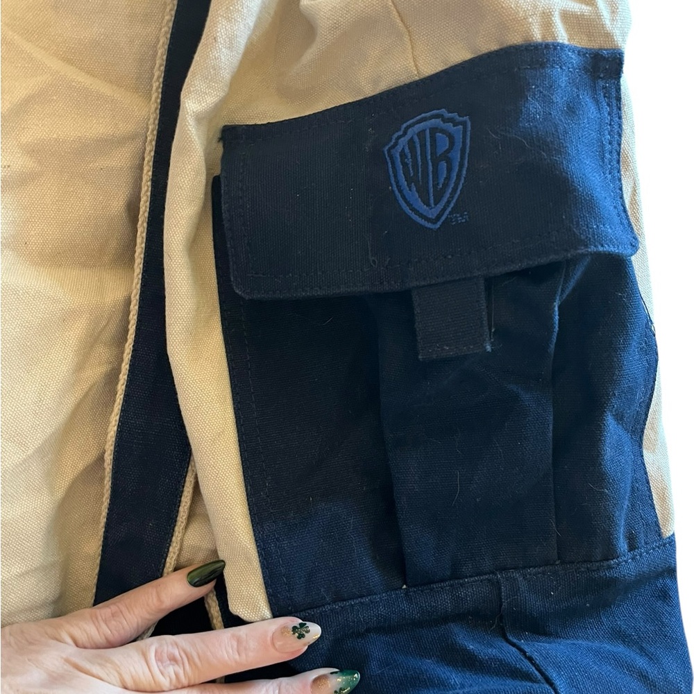 Warner Bros. Two-Tone Canvas Drawstring Duffle Ba… - image 3